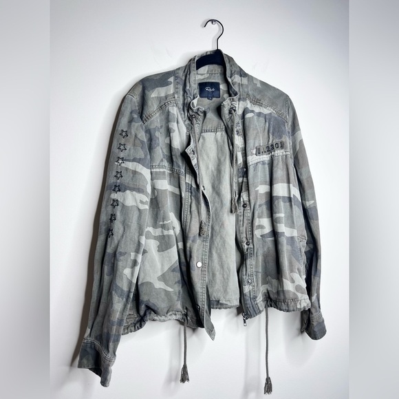 Rails Camouflage Tennessee Jacket stars Utility Military Large - Picture 4 of 15